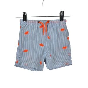 Baby Boden Seer Sucker Crab Shorts Size 2 Years Mesh Lining Kidcore Swim Summer